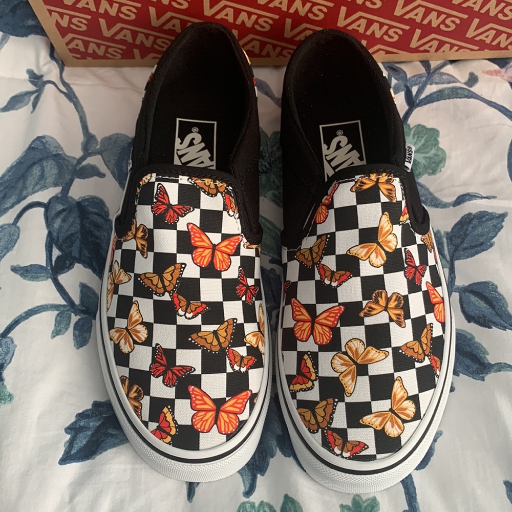 Vans Asher Butterfly Checkerboard Multi